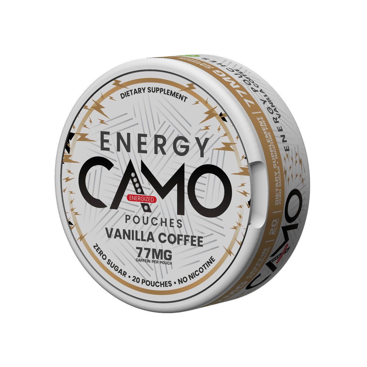 CAMO Vanilla Coffee Energy Pouches