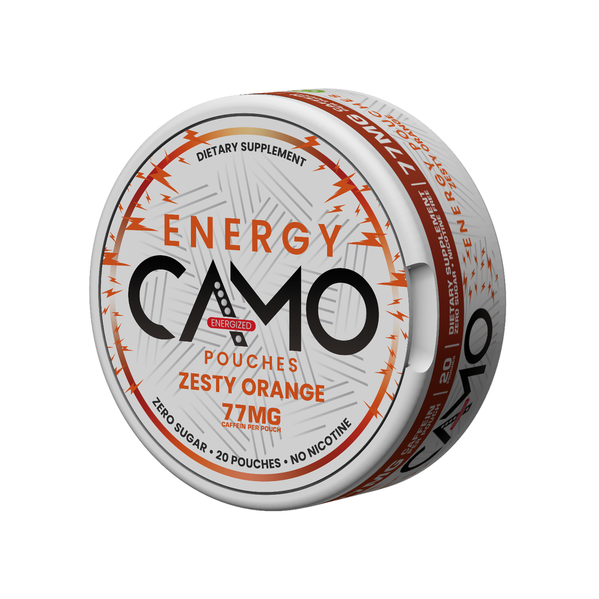 CAMO Zesty Orange Energy Pouches