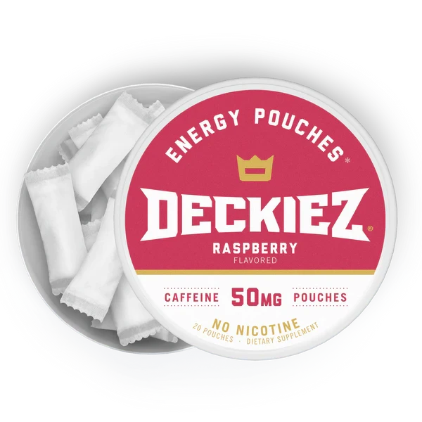 Deckiez Raspberry Energy Pouches