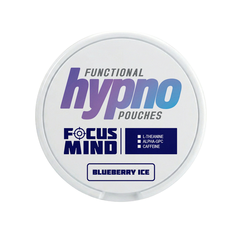 Hypno Focus Mind Blueberry Ice Pouches