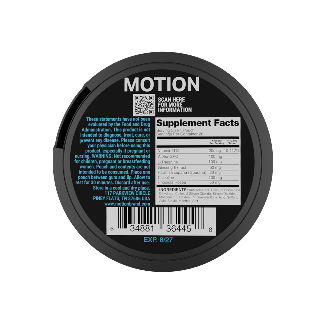 Motion Mint Focus Pouches