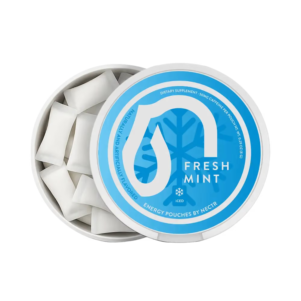 Nectr Fresh Mint Energy Pouches