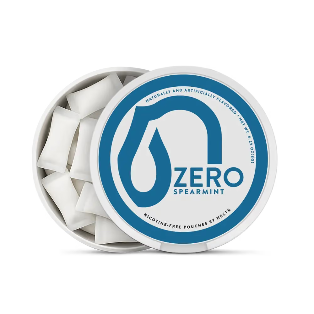 Nectr Spearmint Zero Pouches