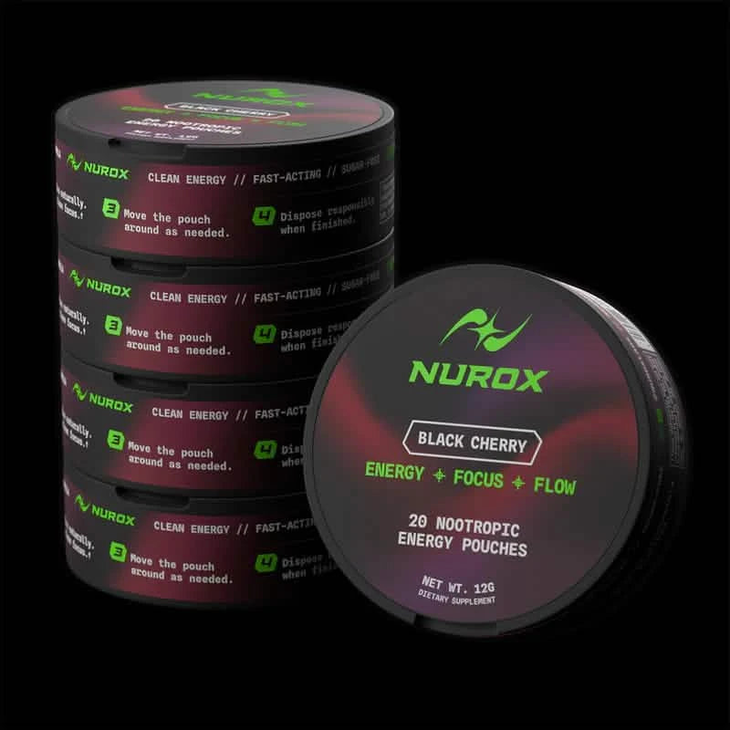 NUROX Black Cherry Focus Pouches