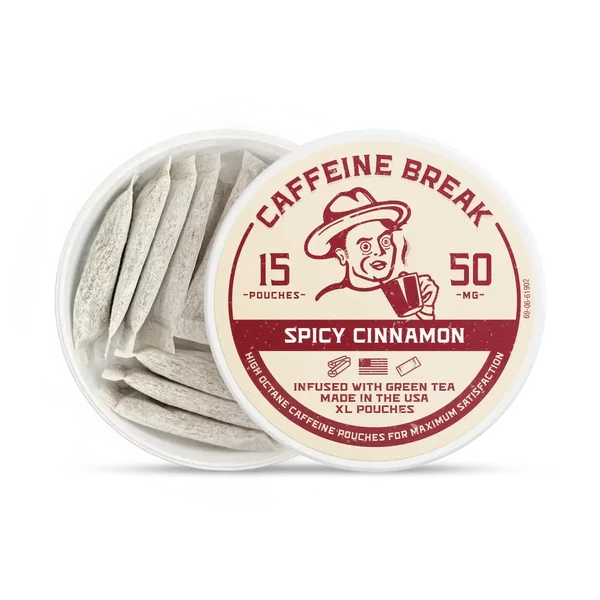 ALP Spicy Cinnamon Caffeine Break Pouches