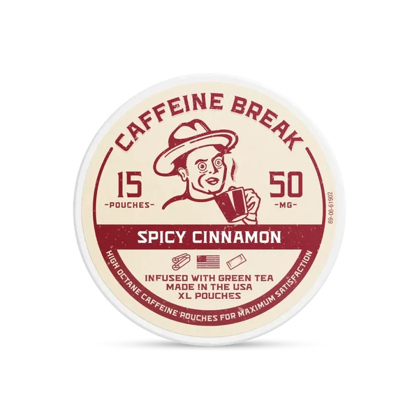 ALP Spicy Cinnamon Caffeine Break Pouches