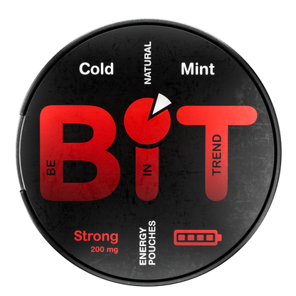 BIT cool mint energy pouches 200mg 