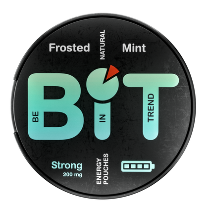 BIT frosted mint energy pouches 200mg