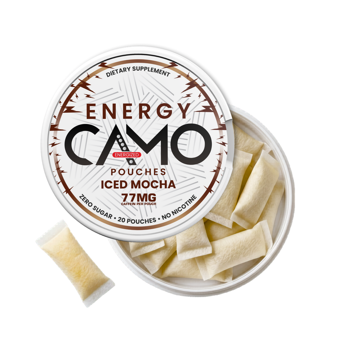 CAMO Iced Mocha Energy Pouches