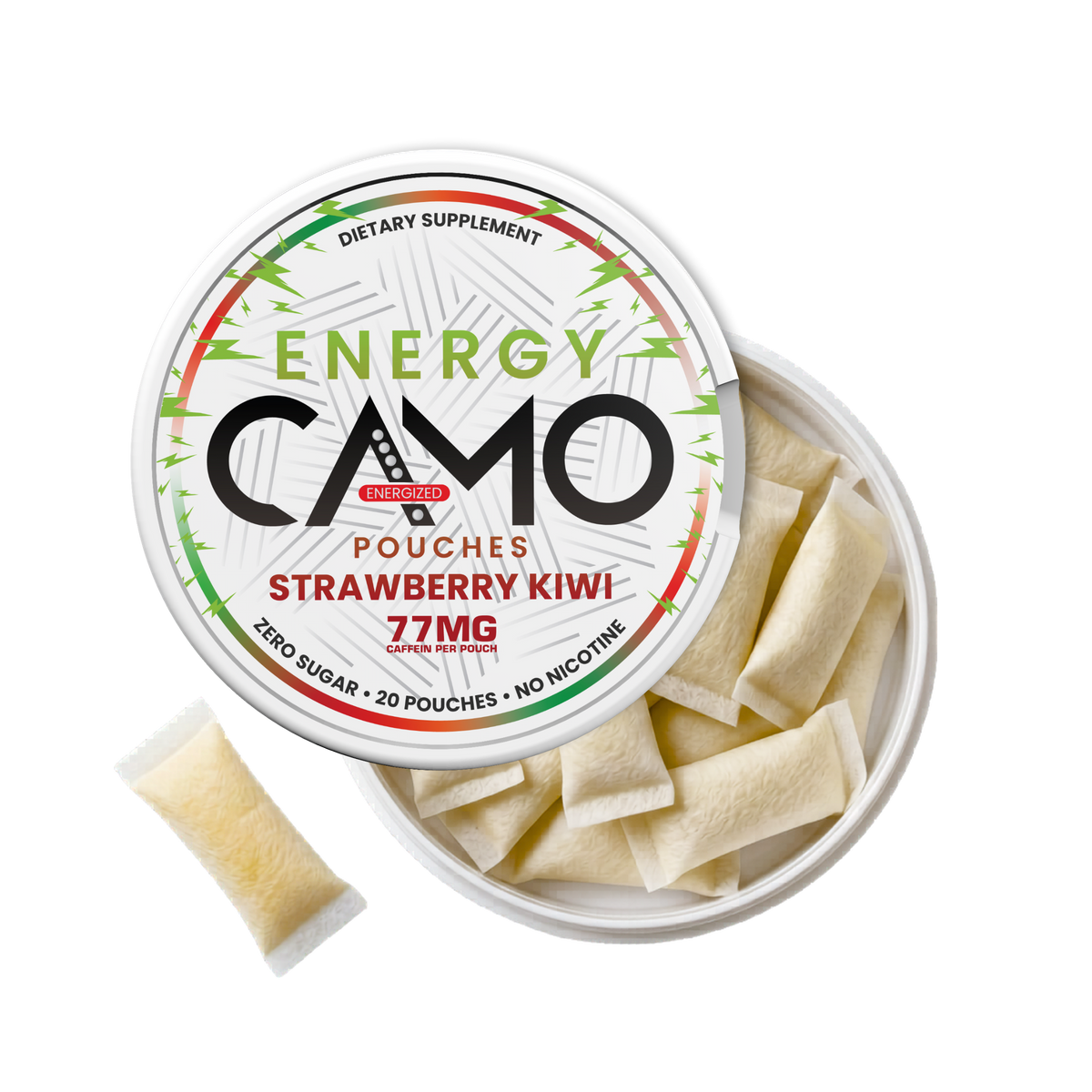 CAMO Strawberry Kiwi Energy Pouches