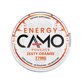 CAMO Zesty Orange Energy Pouches