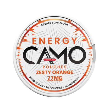 CAMO Zesty Orange Energy Pouches