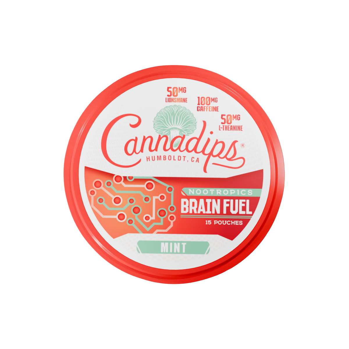 Cannadips Mint Energy Pouches