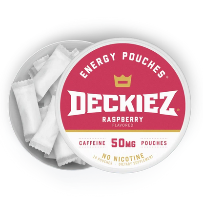 Deckiez Raspberry Energy Pouches
