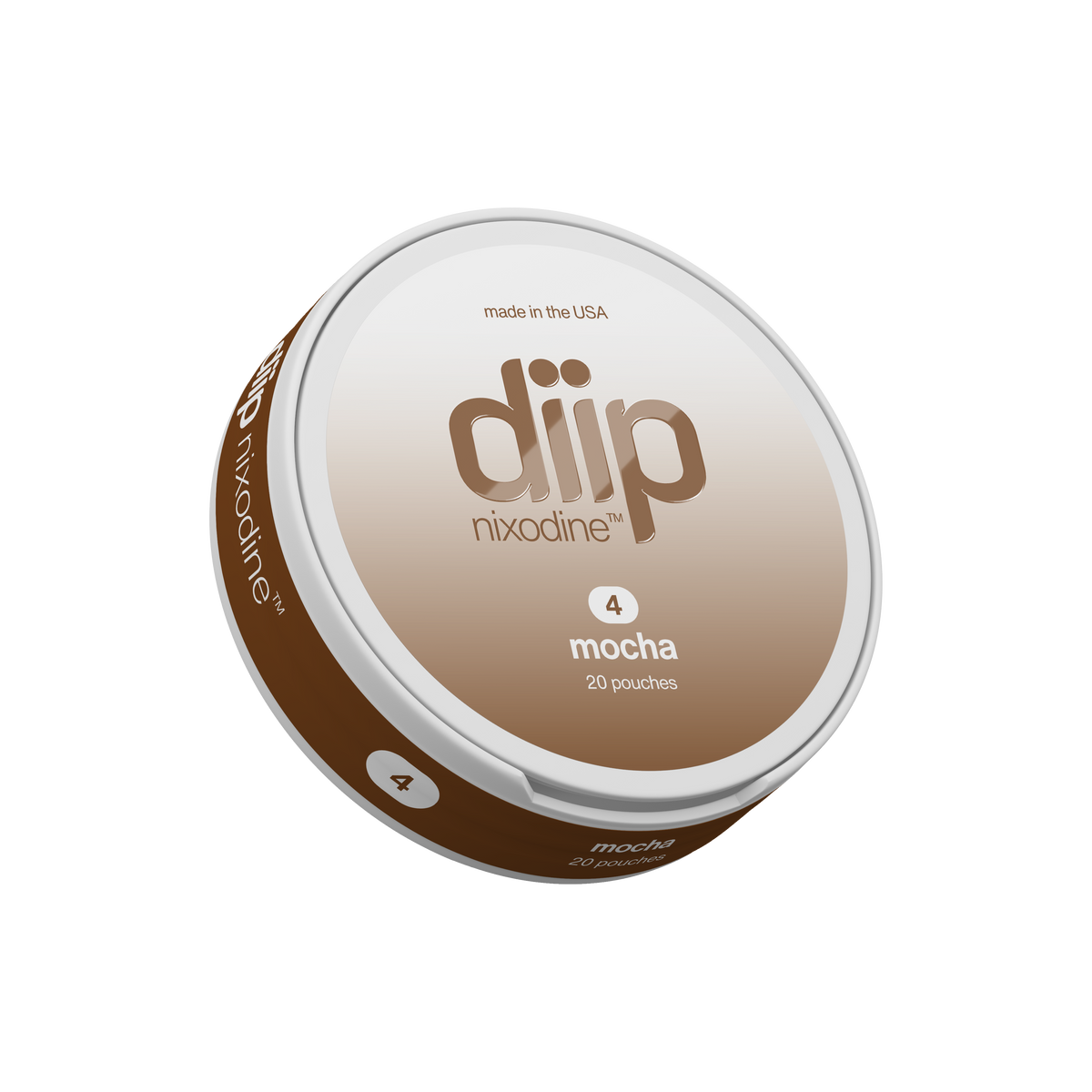 DIIP Mocha Nicotine Alternative Pouches — product packaging