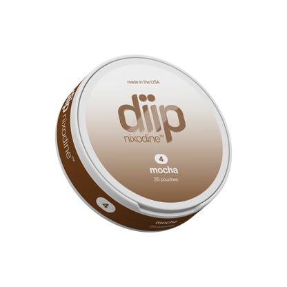 DIIP Mocha Nicotine Alternative Pouches — product packaging