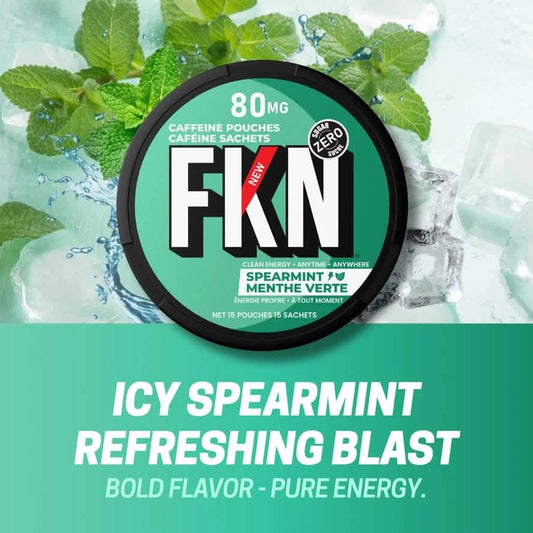 FKN Spearmint Energy Pouches