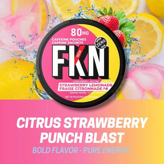 FKN Strawberry Lemonade Energy Pouches