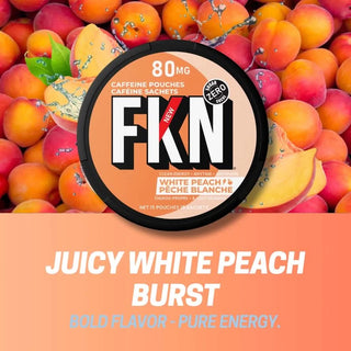 FKN White Peach Energy Pouches