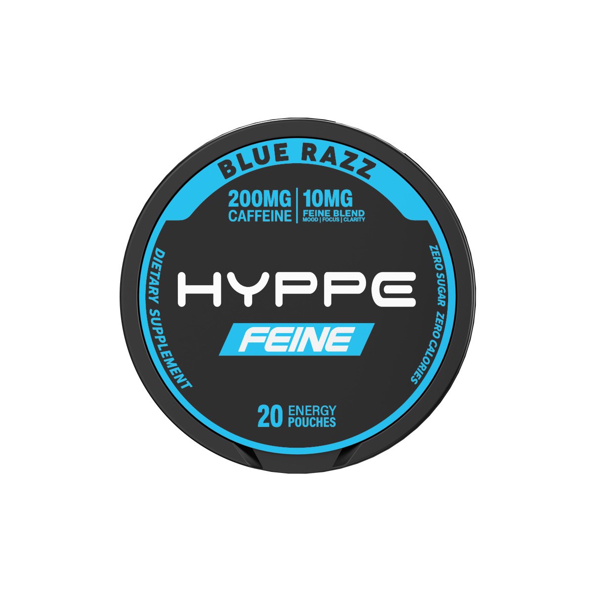 HYPPE Blue Razz Energy Pouches
