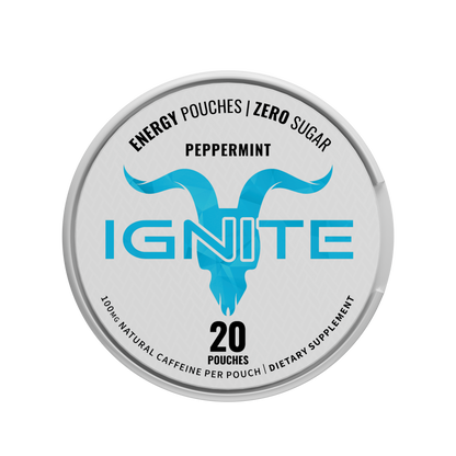 IGNITE Peppermint Energy Pouches