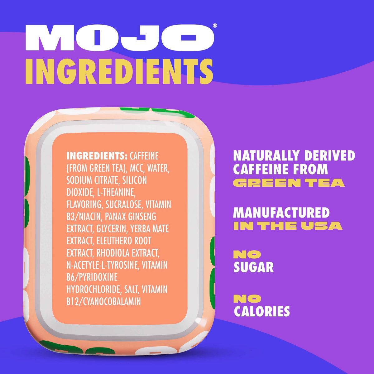 Mojo Peach watermelon Energy Pouches