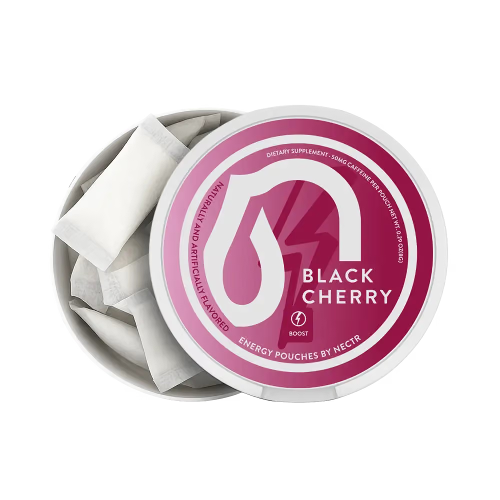 Nectr Black Cherry Energy Pouches
