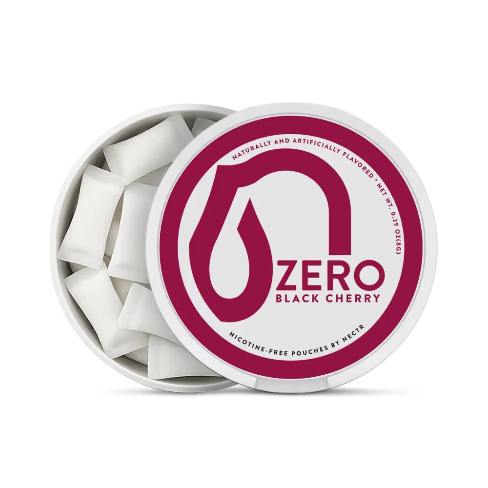 Nectr Black Cherry Zero Pouches