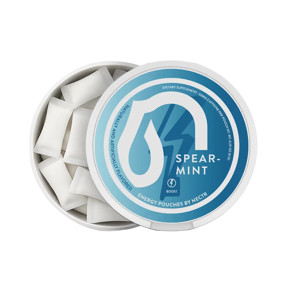 Nectr Spearmint Energy Pouches