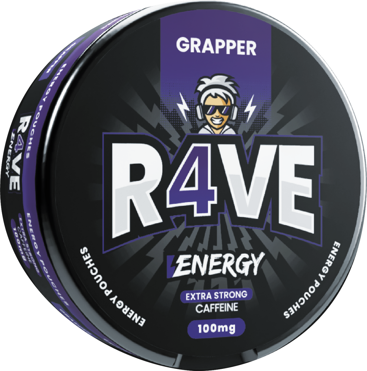 R4VE Grapper Energy Pouches
