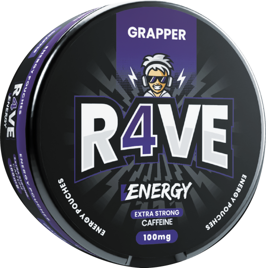 R4VE Grapper Energy Pouches