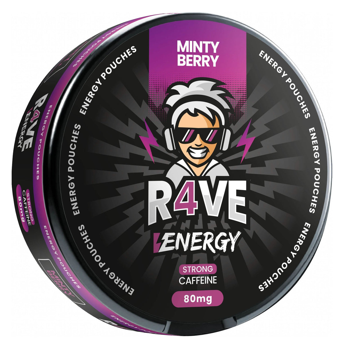 R4VE Minty Berry Energy Pouches