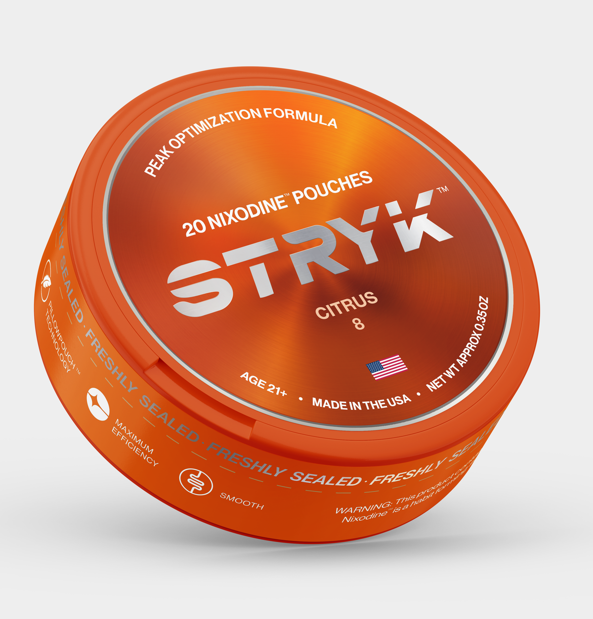 STRYK Citrus Nicotine Alternative Pouches