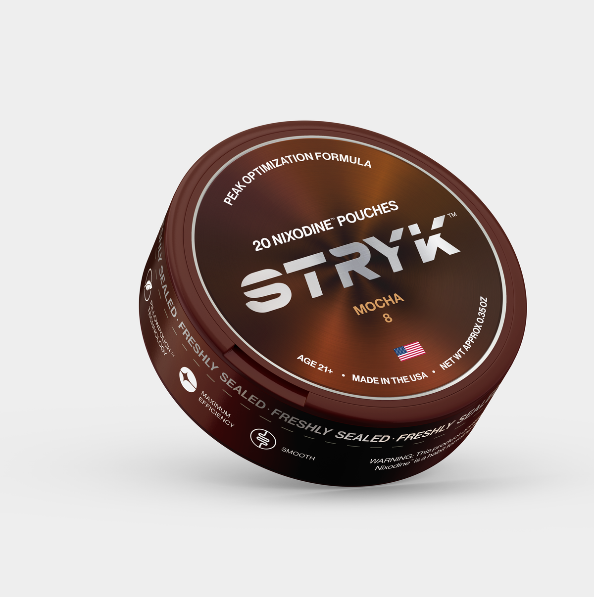 STRYK Mocha Nicotine Alternative Pouches