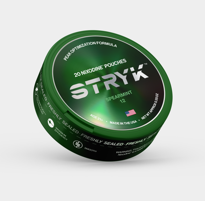 STRYK Spearmint Nicotine Alternative Pouches