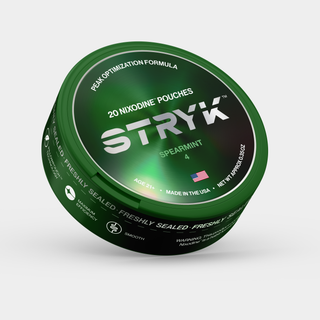STRYK Spearmint 4 mg nicotine alternative pouches package