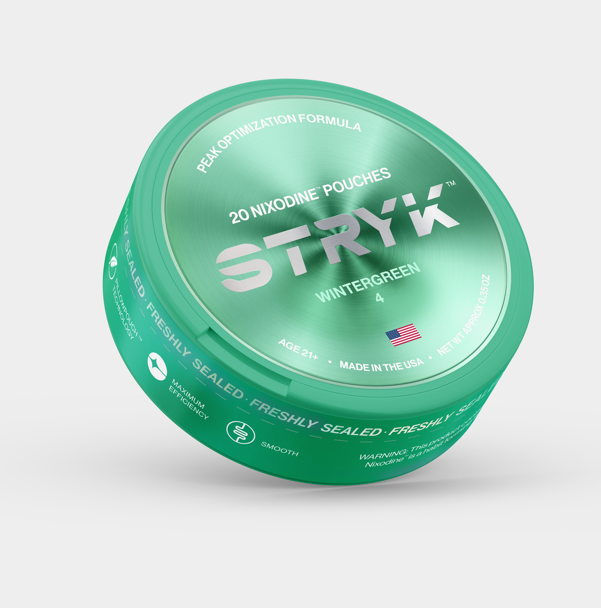STRYK Wintergreen Nicotine Alternative Pouches