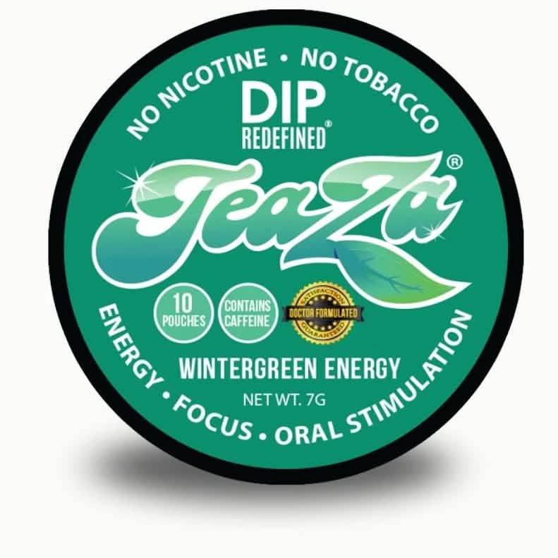TeaZa Wintergreen Energy Pouches