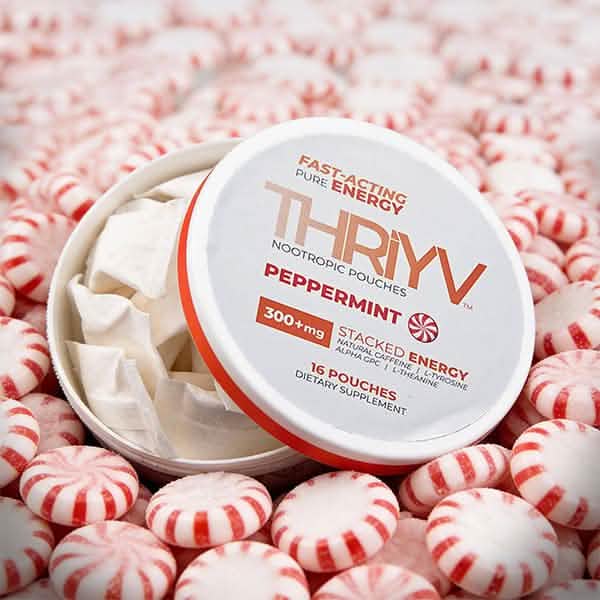 THRiYV Pepermint Energy Pouches