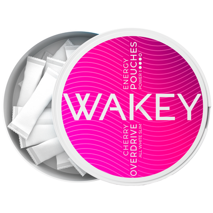 Wakey Cherry Overdrive Energy Pouches