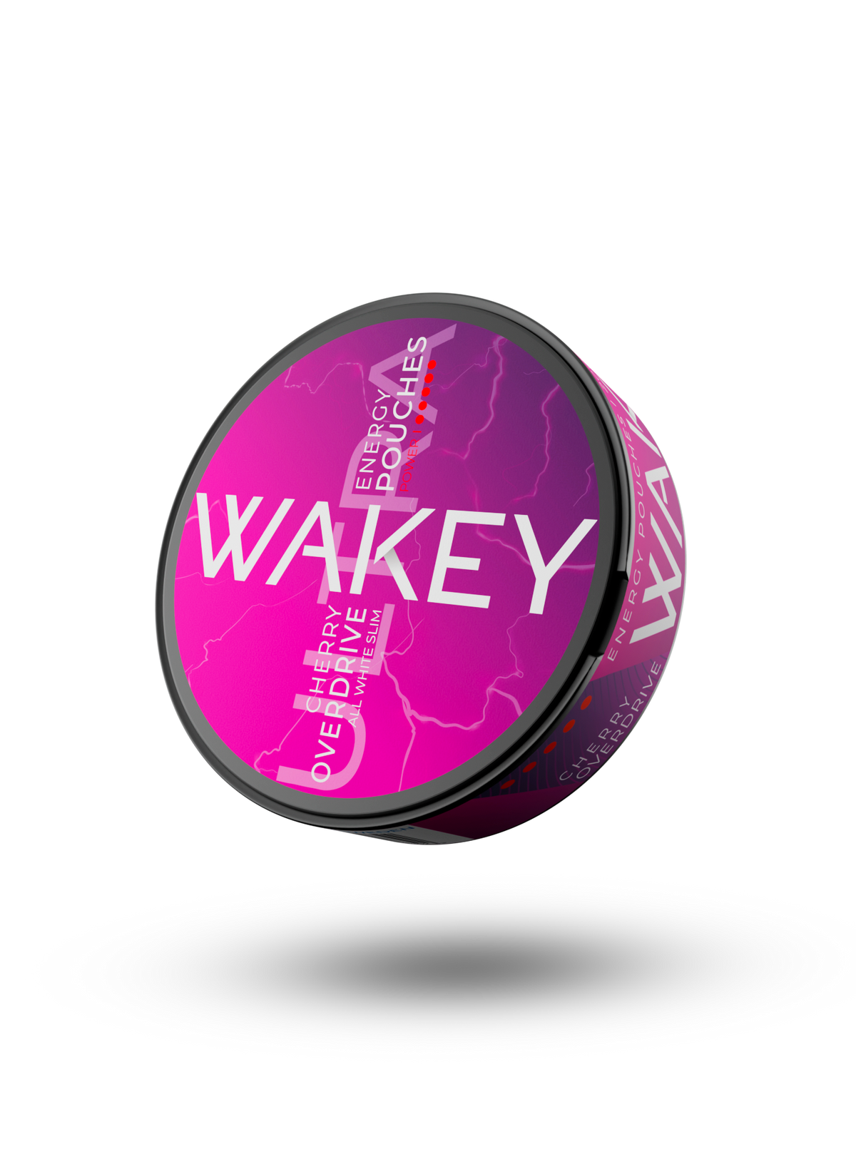 Wakey Ultra Cherry Overdrive Pouches — product packaging