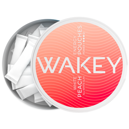 Wakey White Peach Energy Pouches