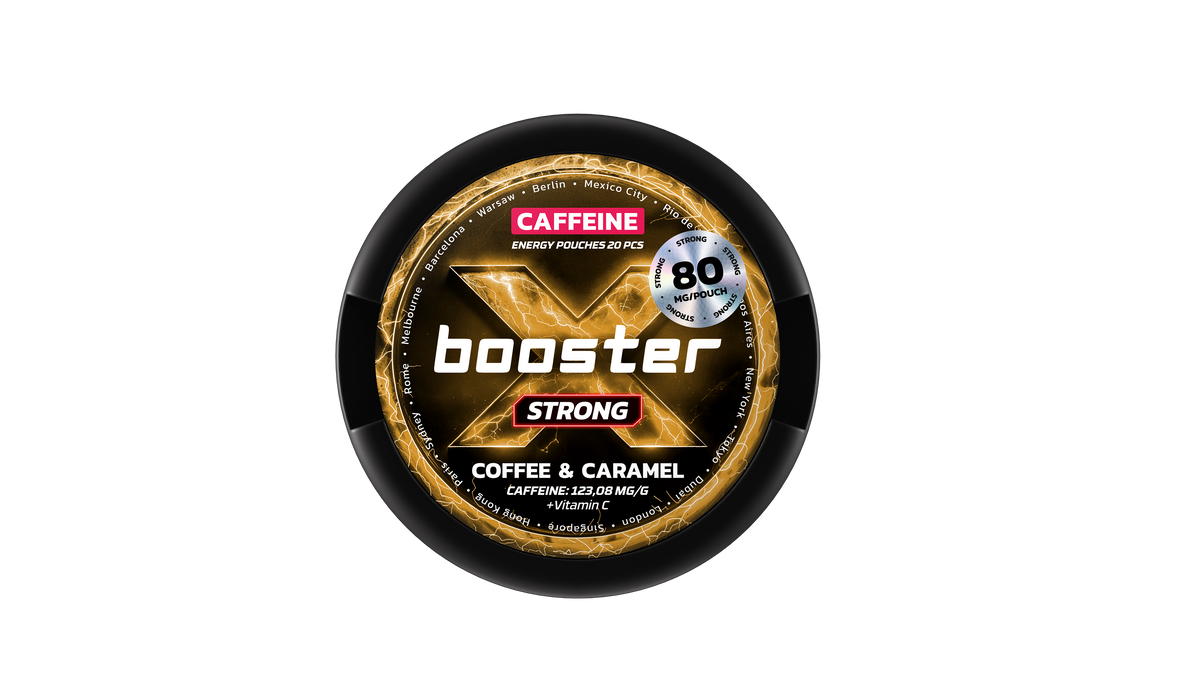 X-Booster Coffe & Caramel Energy Pouches